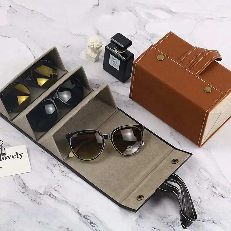 PU Leather Sunglasses Case Bag Charm -  Hong Kong