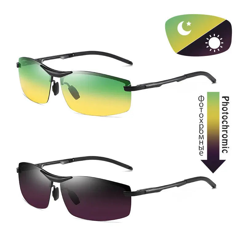 Buy SunRay™ Day-Night Photochromic Polarized Driving Sunglasses - NH2