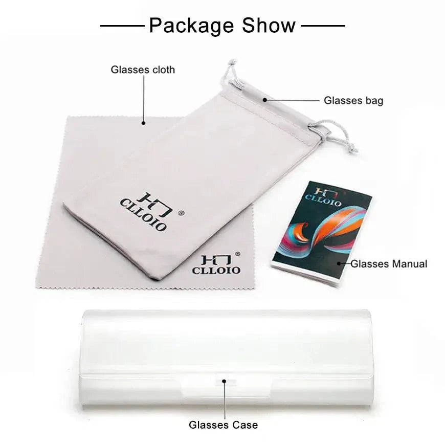 Original supplier packing reference showing case, pouch, cloth and manual