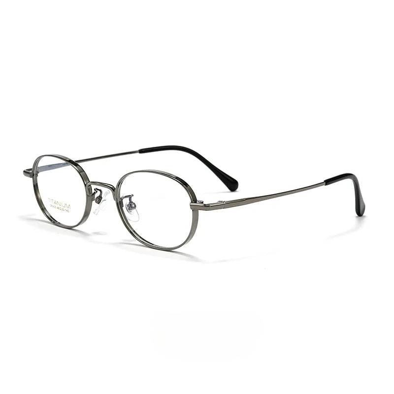 New Pure Titanium Oval Progressive Photochromic Reading Glasses - SunRay Glasses