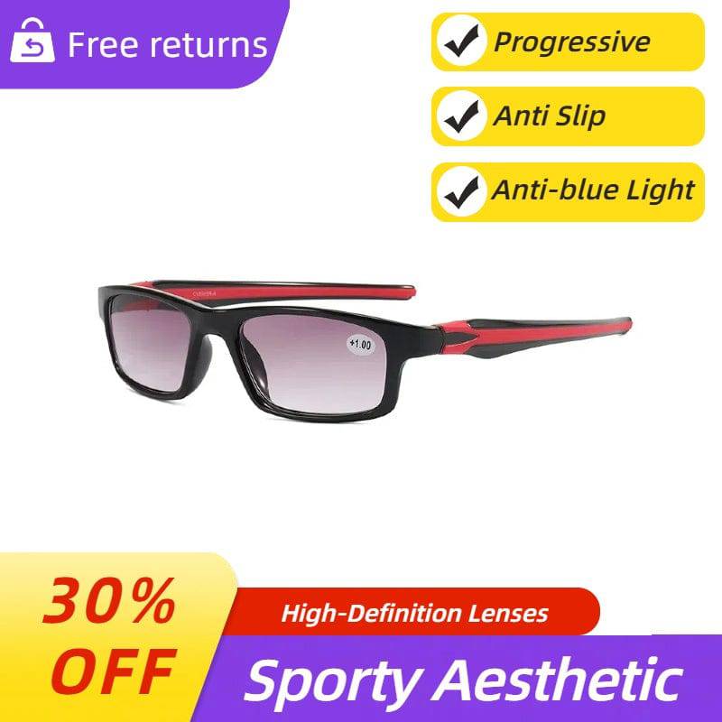 HD Lens Sports Reading Glasses - SunRay Glasses