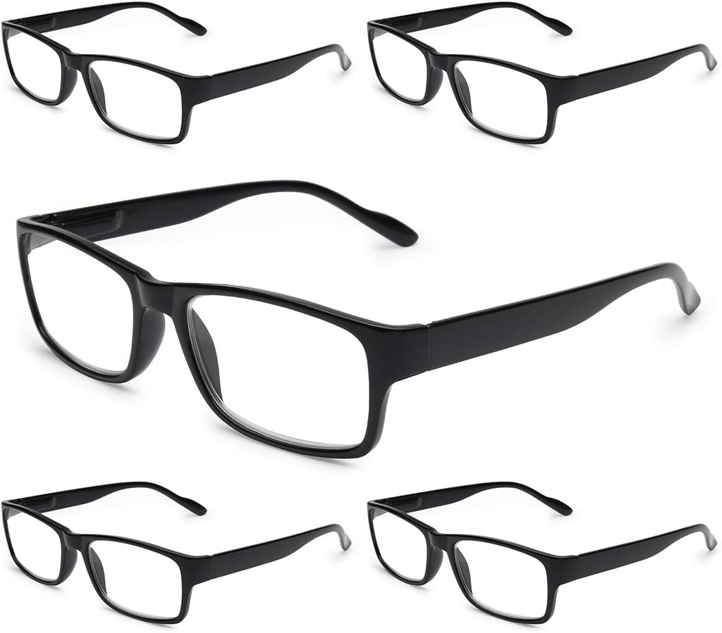 5 Pack Reading Glasses Men/Women, Eyeglasses, Blue Light Readers for Men/Women, Computer Eye Glasses