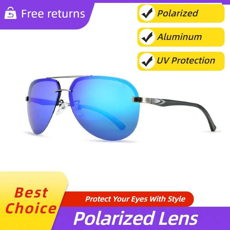 Aluminum Magnesium Polarized Sunglasses - SunRay Glasses