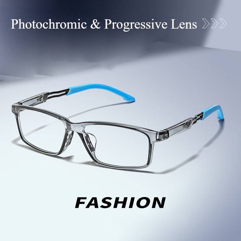 Sports Ultra Light TR90 Optical Photochromic Progressive Eyeglass Reading Glasses - SunRay Glasses