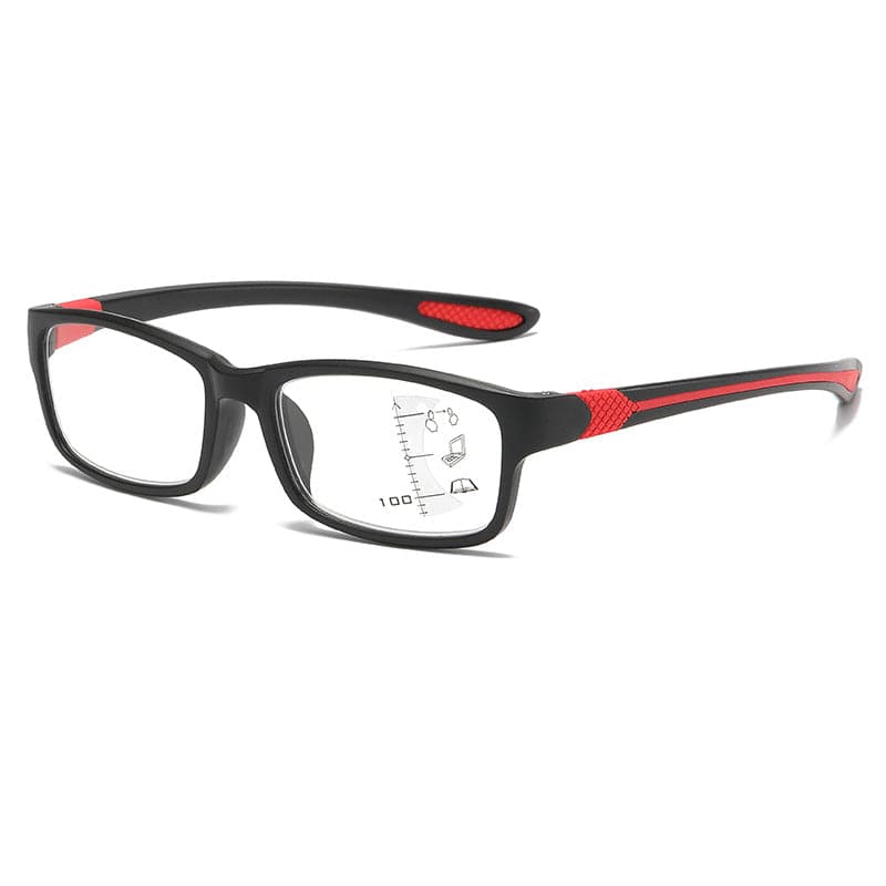 Fashion Sports Non-slip Multifocal Progressive Anti-blue Light Reading Glasses - SunRay Glasses