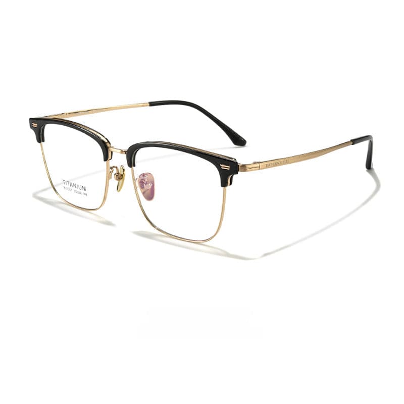 Pure Titanium Luxury Photochromic Multifocal Progressive Optical Retro Acetate Reading Glasses - SunRay Glasses