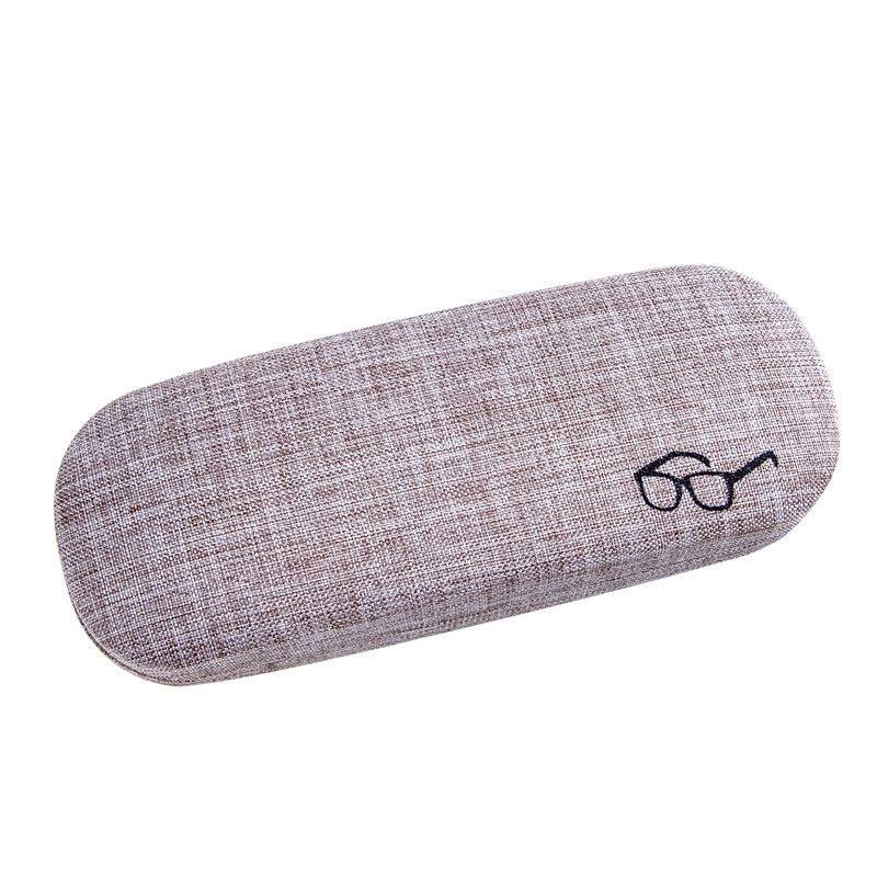 Linen Pattern Glasses Case