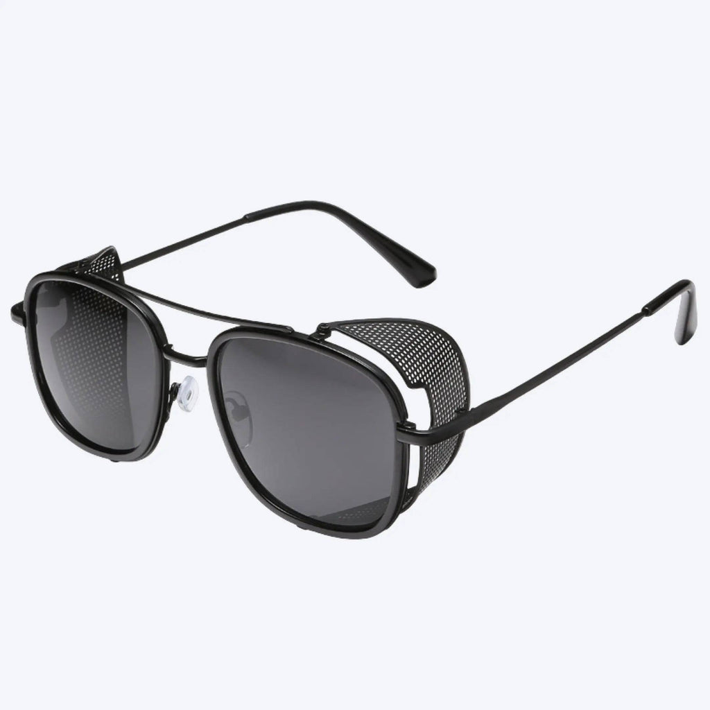 Retro Punk Style Square Metal Frame Sunglasses SunRay Glasses