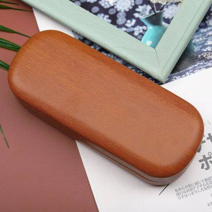 Wood Grain Anti-pressure and Anti-fall Glasses Case - SunRay Glasses