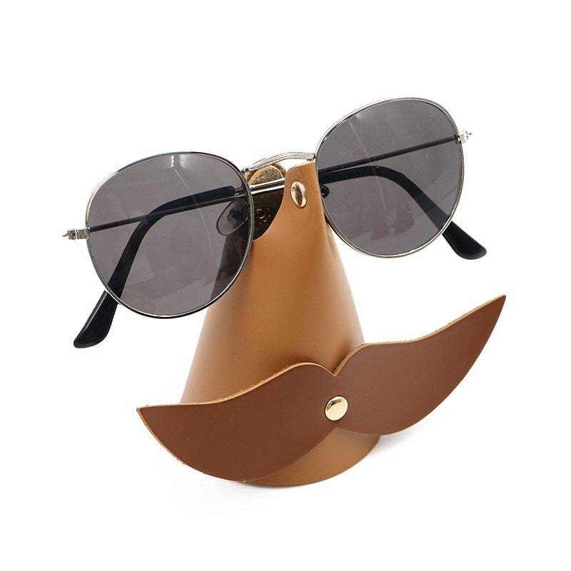 Beard Style Leather Glasses Holder - SunRay Glasses