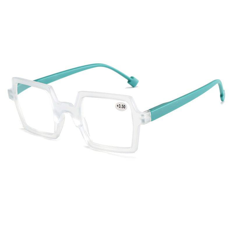 New Classic Irregular Square Frame Reading Glasses - SunRay Glasses
