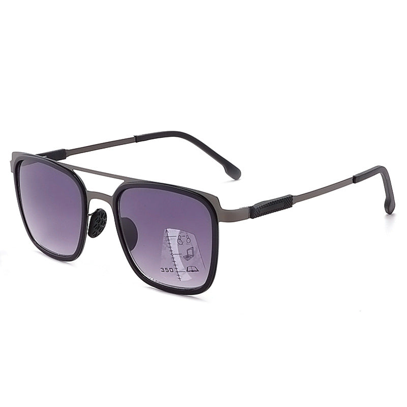 Progressive Multifocal Near and Far Vision Glasses with UV Protection