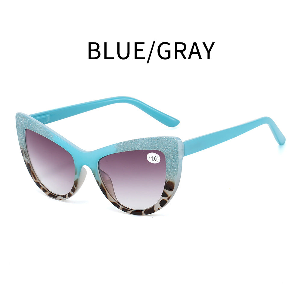 New High-end Ultra-light HD Cat-eye Reading Glasses
