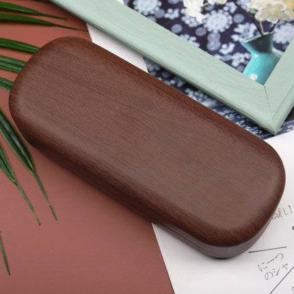 Wood Grain Anti-pressure and Anti-fall Glasses Case - SunRay Glasses