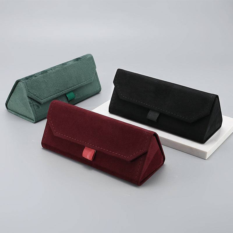 Plush Triangular Folding Glasses Case - SunRay Glasses