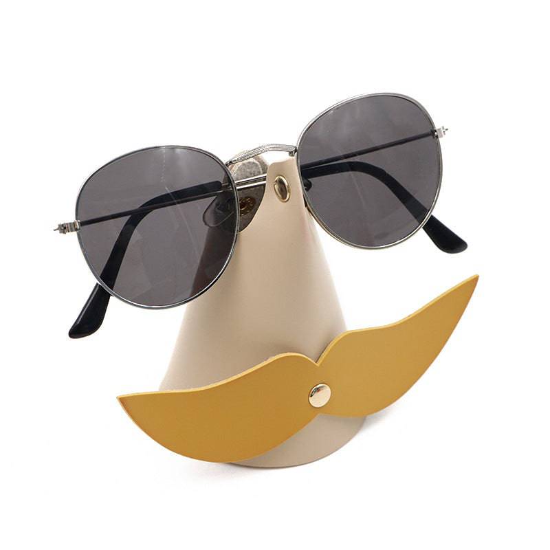 Beard Style Leather Glasses Holder - SunRay Glasses