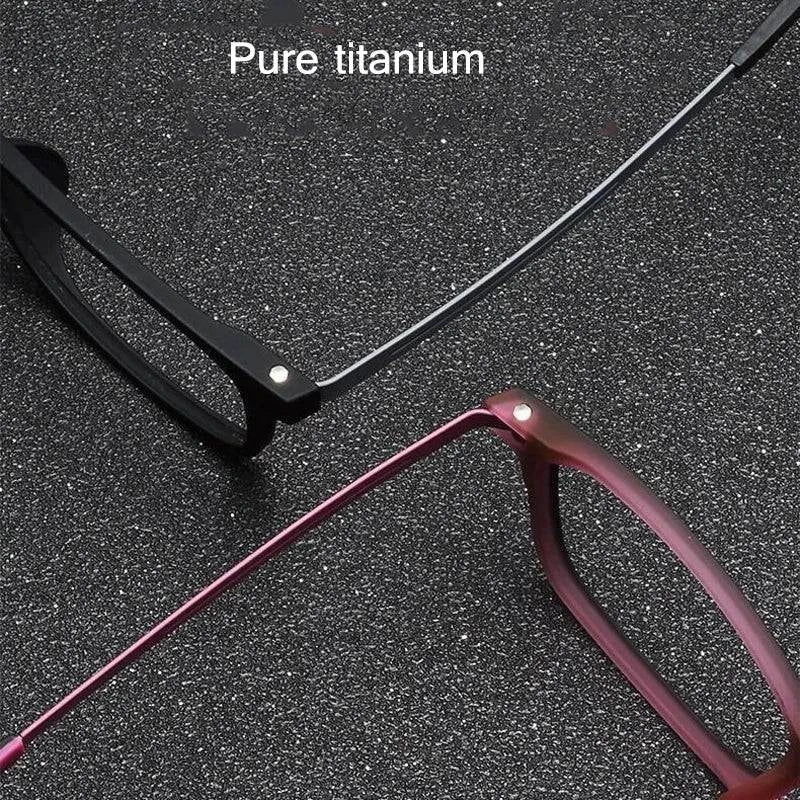 Titanium Progressive Photochromic Multifocal Reading Glasses - SunRay Glasses