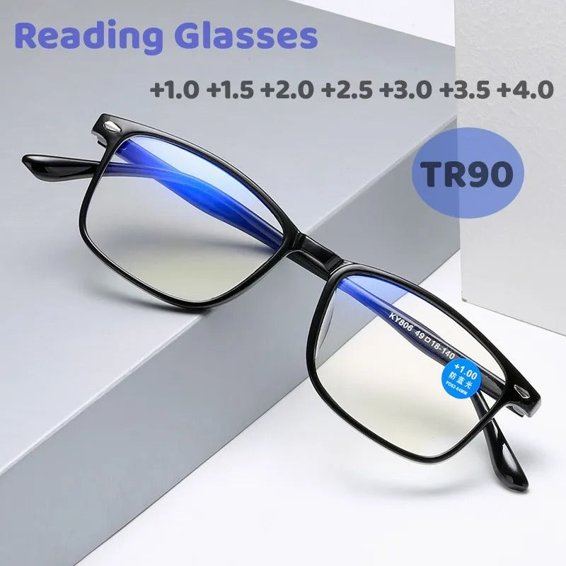 Ultralight TR90 Frame Anti Blue Light Reading Glasses