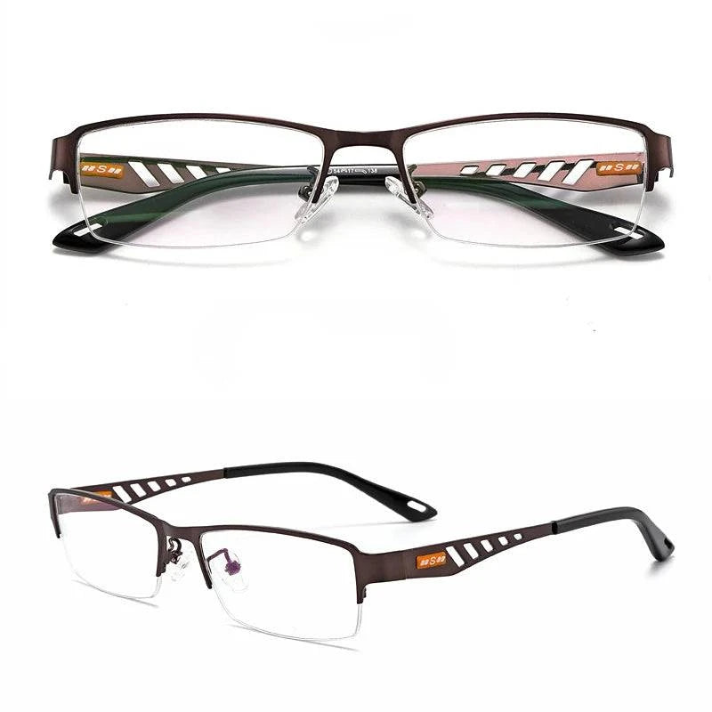 Ultra-light Photochromic Half Frame Reading Glasses - SunRay Glasses