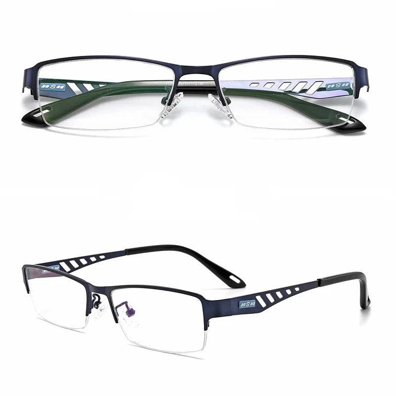 Ultra-light Photochromic Half Frame Reading Glasses - SunRay Glasses
