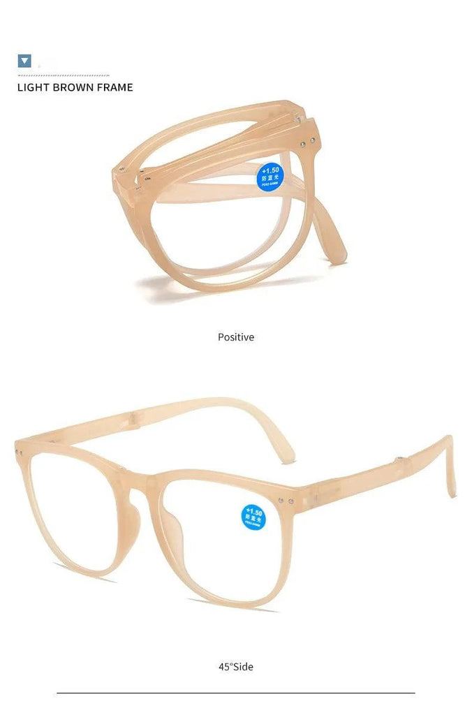 Folding Fashion Classic Style Anti Blue Light Reading Glasses - SunRay Glasses