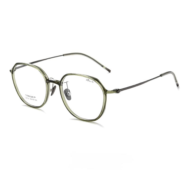 Ultra-light 7.1g Oval Titanium  Frame Progessive Photochromic Reading Glasses - SunRay Glasses