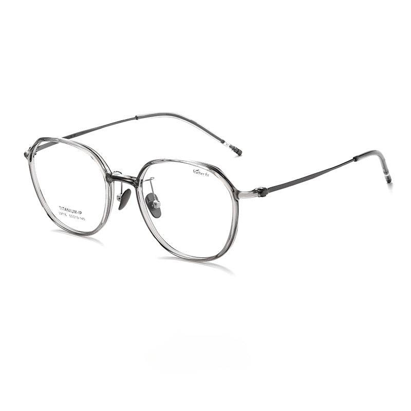 Ultra-light 7.1g Oval Titanium  Frame Progessive Photochromic Reading Glasses - SunRay Glasses