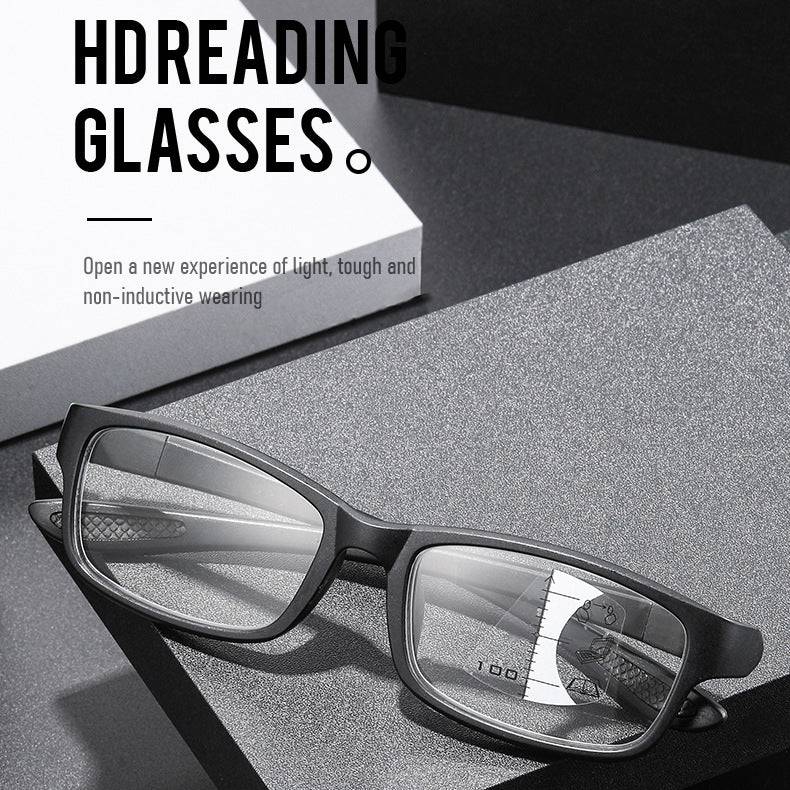 Fashion Sports Non-slip Multifocal Progressive Anti-blue Light Reading Glasses - SunRay Glasses