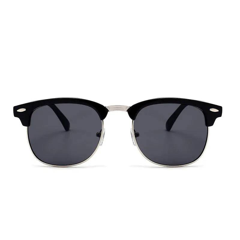 Outdoor Half Frame Retro Polarized Sunglasses - SunRay Glasses