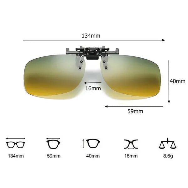 Buy Clip On Sunglasses for Driving - Anti-Glare Glasses Online – SunRay  Glasses