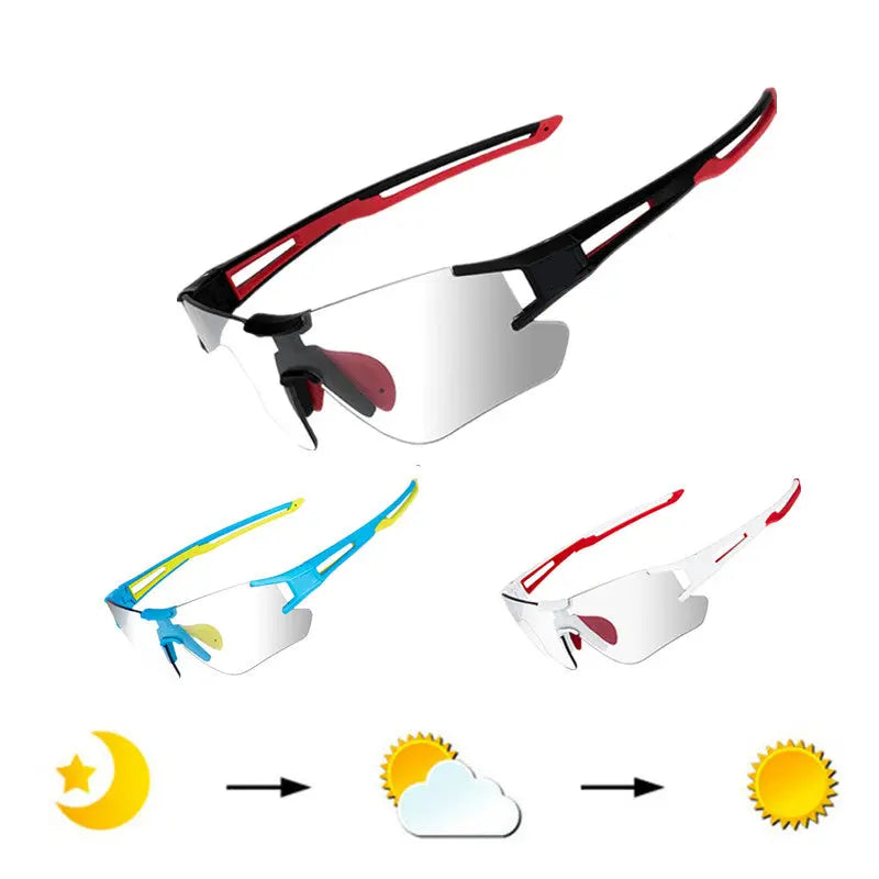 Photochromic UV400 Outdoors Sports Glasses