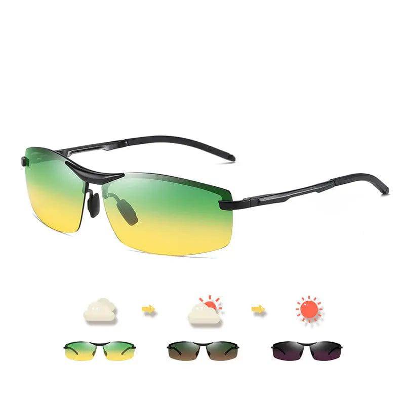 Buy SunRay™ Day-Night Photochromic Polarized Driving Sunglasses - NH2