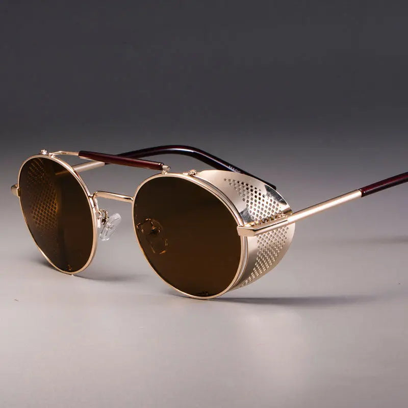 Retro Round Metal Prince Sunglasses