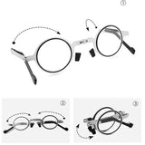 Ultra Light Titanium Material Screwless Foldable Reading Glasses SunRay Glasses