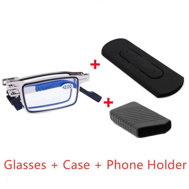 Ultra Light Titanium Material Screwless Foldable Reading Glasses SunRay Glasses